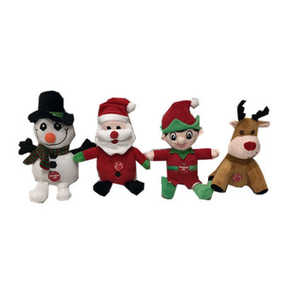 4 ASSTD 0.23M 9.06IN Christmas Plush Toys Frosty The Snowman Stuffed Animal