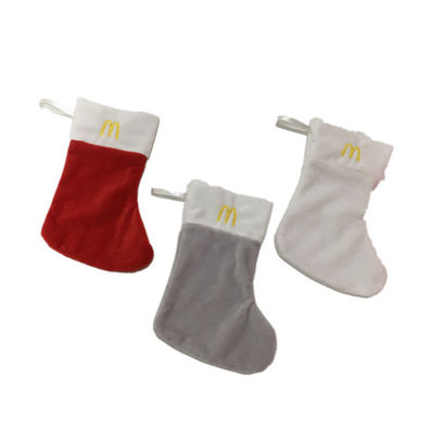 18cm 7,09in McDonald'S Cáp mềm Knit Mũi kim cá nhân hóa Vớ Giáng sinh Oem