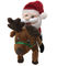 0,35M 1,45ft Đi bộ Hát Ông già Noel Đồ chơi âm nhạc Giáng sinh Moose Động vật nhồi bông