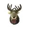 45cm 17,72in Elk Động vật nhồi bông trang trí trong dây nơ màu đỏ