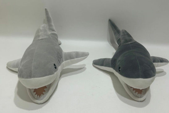 Cá mập Đồ chơi động vật biển hai màu xám và đen 2023 Bán chạy nhất Trẻ em/Trẻ em thích quà tặng