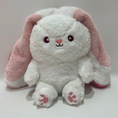 35cm 14&quot; Hồng&amp; Trắng Easter Plush Toy Bunny Thỏ Stuffed động vật trong dâu tây