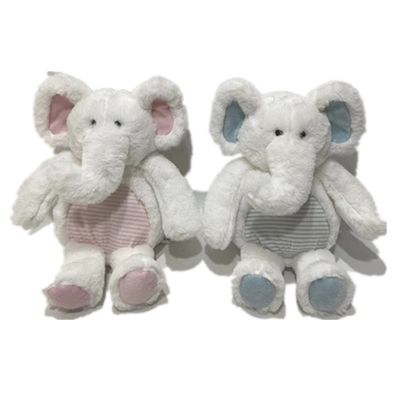Nhà máy bán buôn có thể tùy chỉnh đồ chơi bông nhựa voi nhỏ với giấy rattle
