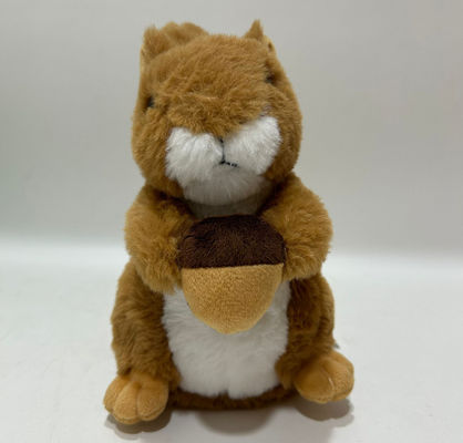 Nhà máy tùy chỉnh bán buôn đồ chơi bông squirrel được ghi lại
