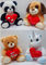 4 món quà dành cho trẻ em ASSTD Gấu bông/Uuicorn/Gấu trúc/Chó đồ chơi sang trọng đáng yêu
