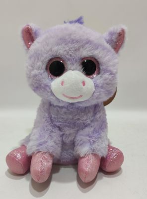 Di chuyển mắt lớn khủng long mèo in đồ chơi plush điện ghi lại chức năng nói