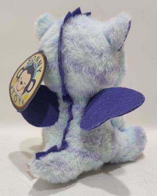 Di chuyển mắt lớn khủng long mèo in đồ chơi plush điện ghi lại chức năng nói
