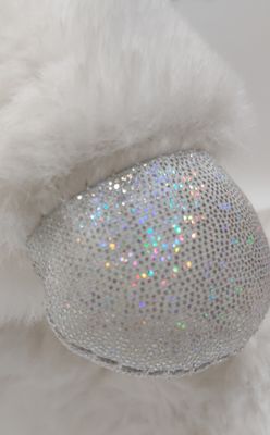 Mắt lớn khắc ấn tượng hát trái và mắt phải ánh sáng kỳ lân đồ chơi plush điện