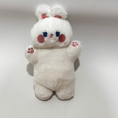 Đồ chơi nhựa nhồi nhét dễ thương có thể tùy biến với khóa khóa Thỏ hình cà rốt
