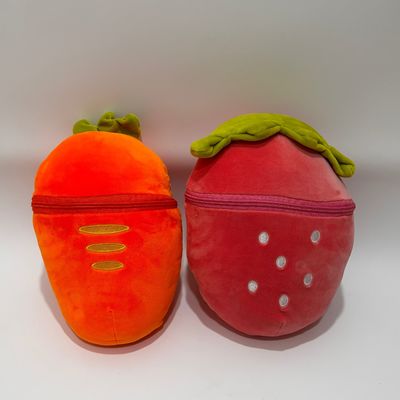 Đồ chơi nhựa nhồi nhét dễ thương có thể tùy biến với khóa khóa Thỏ hình cà rốt