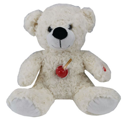 Động vật nhồi nhét màu sắc phát sáng Plush Teddy Bear Projection Light Lullaby Plush Teddy Bear