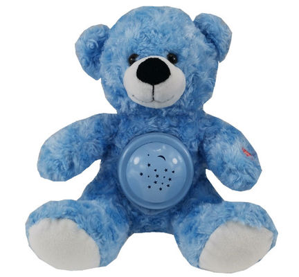 Sản phẩm bán chạy nhất Đèn đèn LED Động vật nhồi đầy màu sắc Đèn rực rỡ Teddy Bear Projection Light Lullaby Plush Teddy Bear