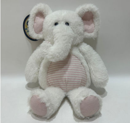Nhà máy bán buôn có thể tùy chỉnh đồ chơi bông nhựa voi nhỏ với giấy rattle