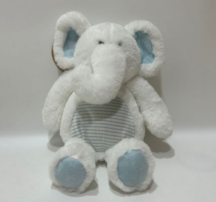 Nhà máy bán buôn có thể tùy chỉnh đồ chơi bông nhựa voi nhỏ với giấy rattle