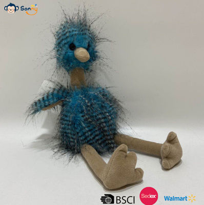 OEM nhà máy bán buôn tùy chỉnh Blue Peacock Fluff Ưu ốc đồ chơi Plush quà đồ vật nhồi
