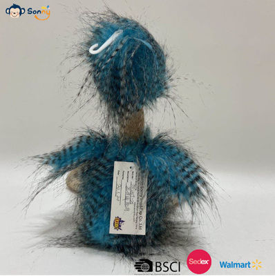 OEM nhà máy bán buôn tùy chỉnh Blue Peacock Fluff Ưu ốc đồ chơi Plush quà đồ vật nhồi