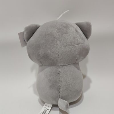 Thú nhồi bông Shiba Inu siêu mềm & bóp được 20cm ôm ly trà sữa