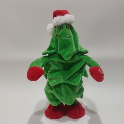 Cây Giáng sinh hát và nhảy với âm nhạc và chuyển động