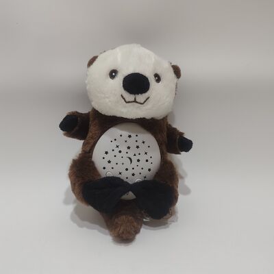 Đồ chơi chiếu ánh sáng Plush Otter