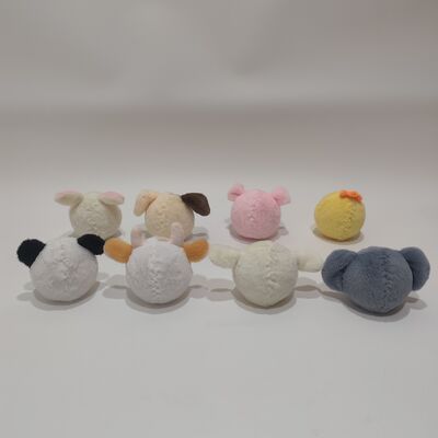 Bộ sưu tập bóng nảy hình động vật trang trại 8 món đầy màu sắc cho giờ chơi