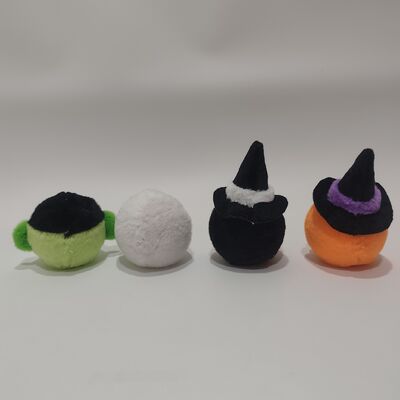 Đặt bóng nhảy Halloween màu sắc 4 mảnh cho thời gian chơi của trẻ em
