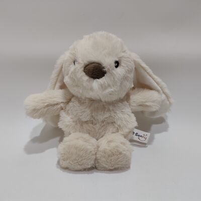 Microwavable Heated Plush Bunny with Removable Clay Beans Pouch