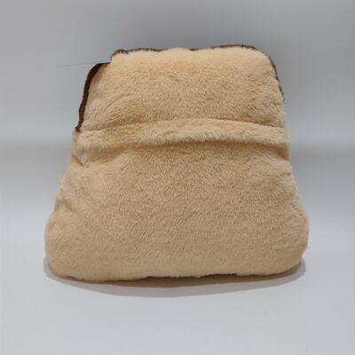 Gối Bánh Pudding PVC Trong Suốt Dễ Thương với Trái Cây Mini Nhiều Màu Bên Trong