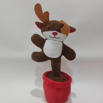 Ca hát và nhảy múa loạt phim Giáng sinh Santa Claus Bánh gừng người đàn ông cây Giáng sinh Chim cánh cụt Elk