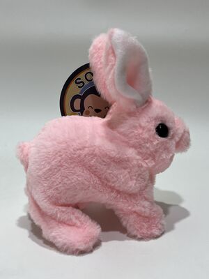 Thú nhồi bông thiết kế tùy chỉnh Thỏ nhảy dễ thương Đồ chơi nhồi bông điện tử
