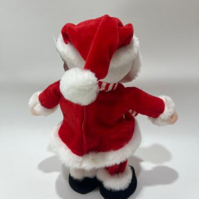 Ca hát và nhảy múa Giáng sinh Santa Plush Toy với âm nhạc