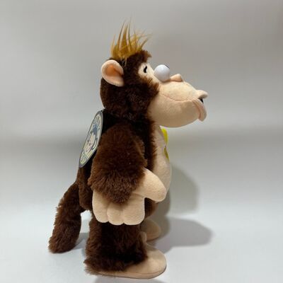 Chú khỉ ăn trộm chuối tương tác đồ chơi thú vị phản ứng cảm xúc con khỉ ốp bê Gorilla món quà mới lạ buồn cười