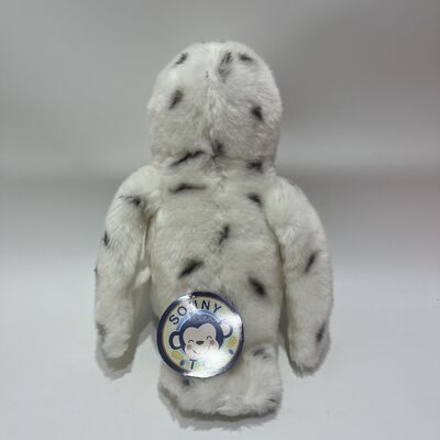 Snowy Owl Plush Toy White Spotted Owl Doll Realistic Bird Plushie Soothing Companion Gift for Kids