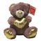 Đồ chơi sang trọng cho Ngày lễ tình nhân 0,25M 9,84in Siêu mềm Đồ chơi sang trọng Gấu bông với trái tim trên ngực