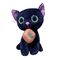 Nói chuyện thực tế mèo đen Halloween Động vật nhồi bông 0,18M 7,09ft