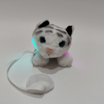 Đồ chơi bọc vai Tiger trắng có tính năng phát sáng từ tính năng phát sáng